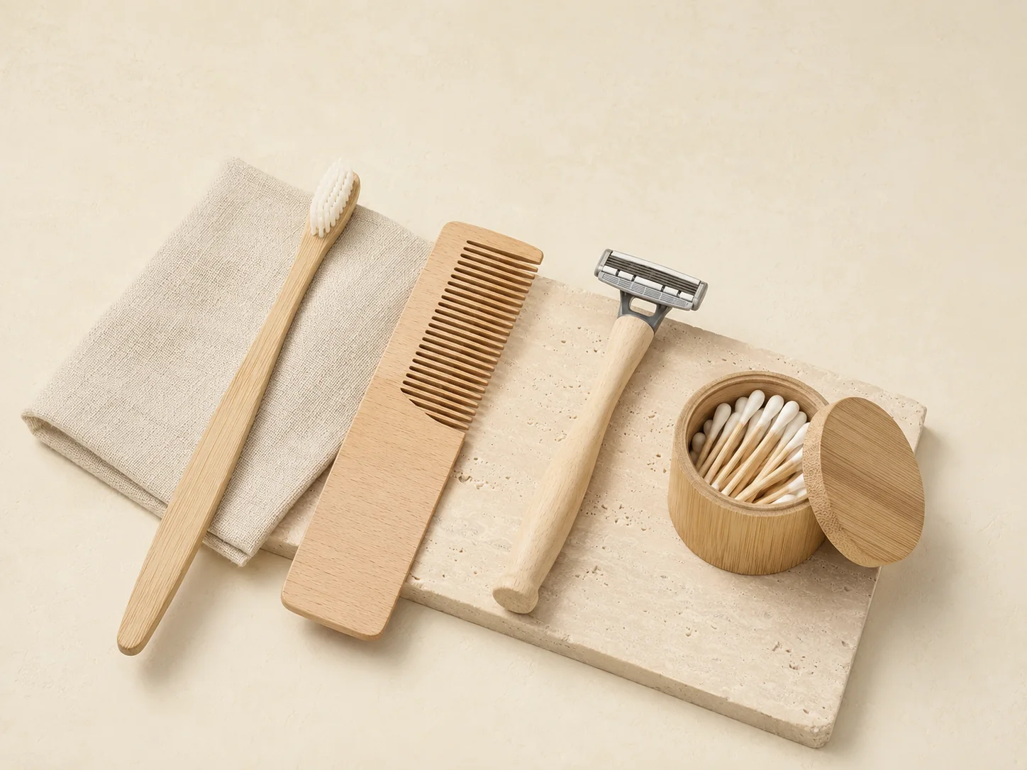 NTOGE bamboo and wooden hotel amenities